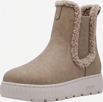 Chelsea Boots 'PINA ' Esprit Shoes en beige : devant