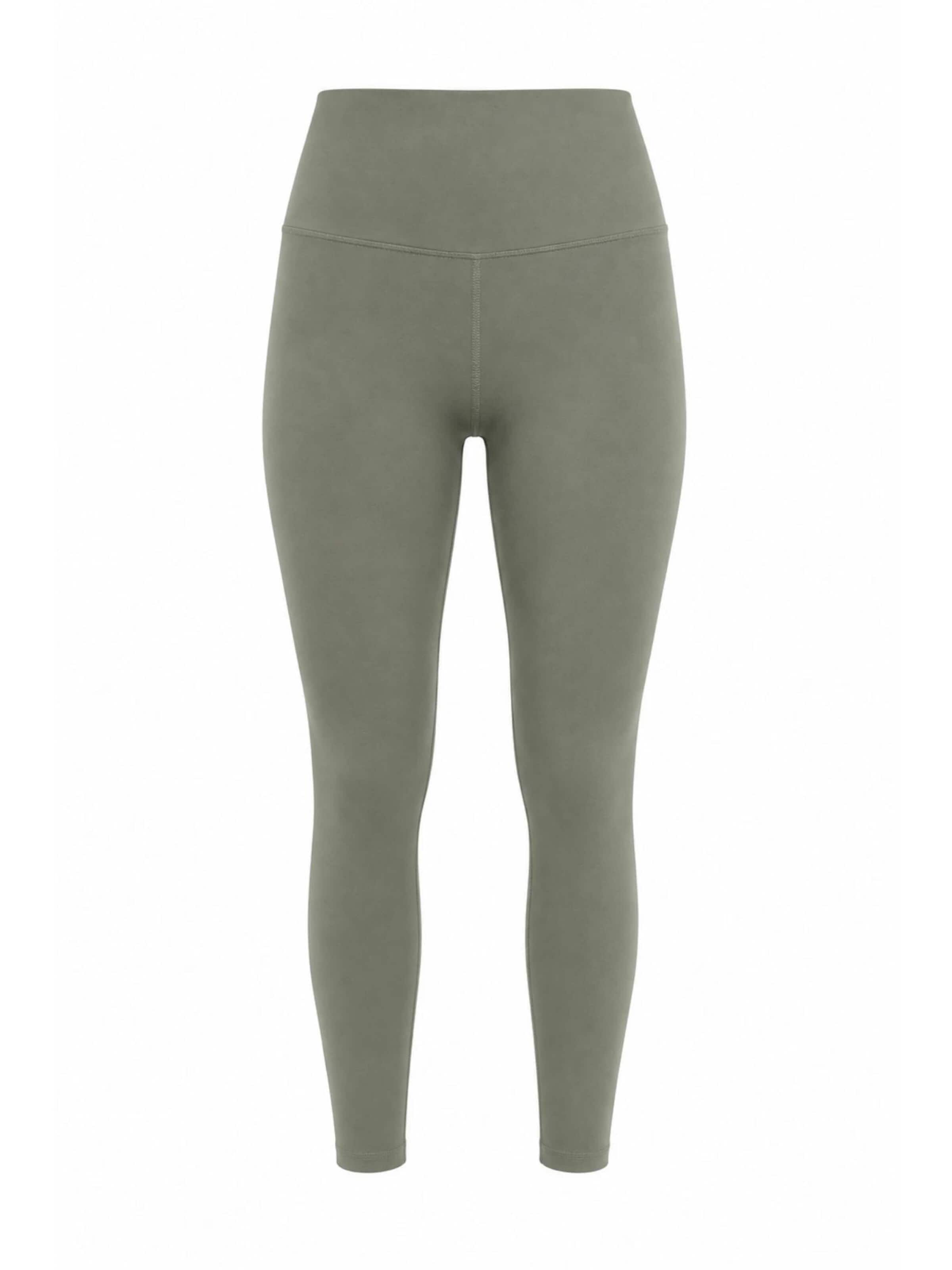 True North Skinny Leggings 'Fit 7/8 Leggings' in Green: front