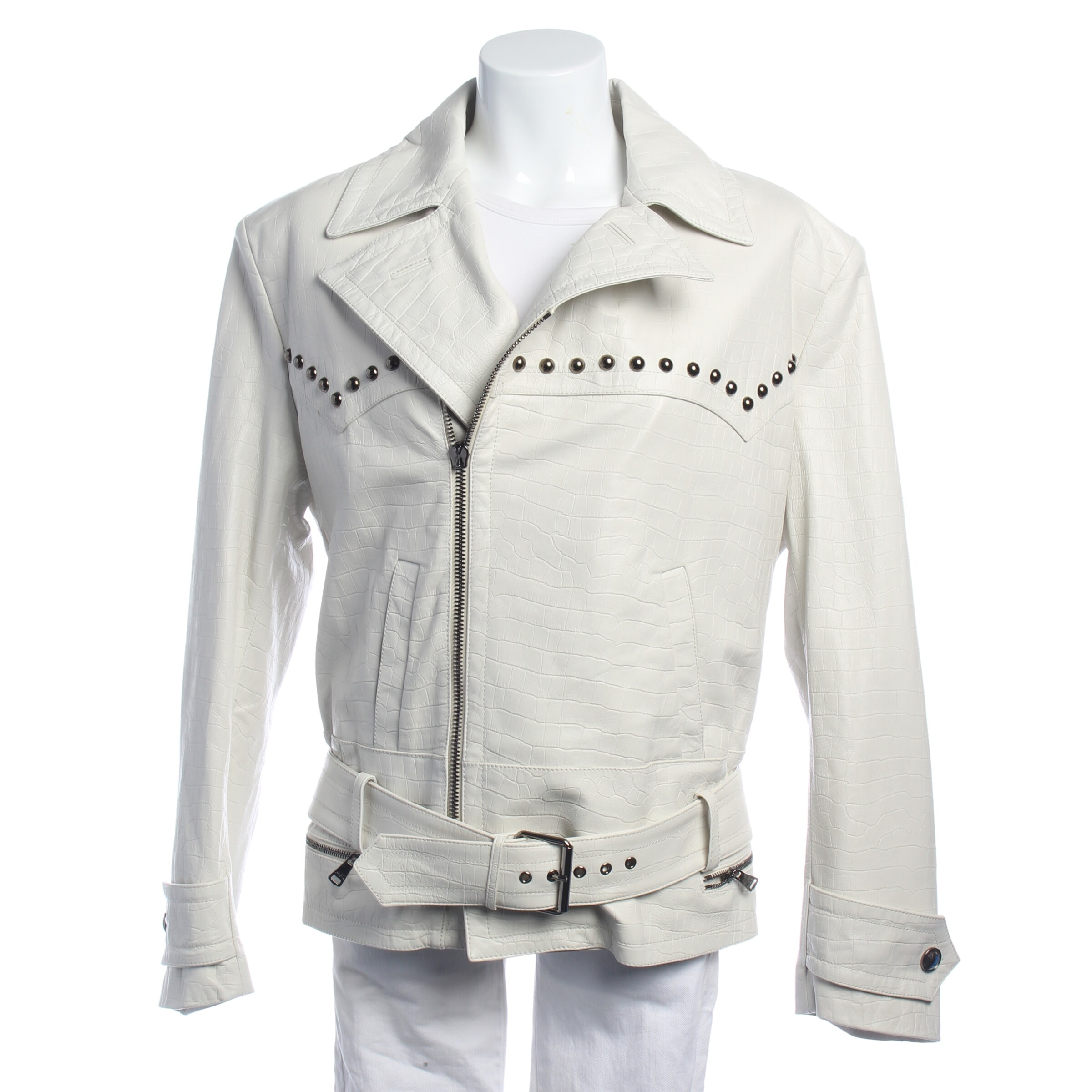 Alessandra rich Jacket & Coat in M in White: front