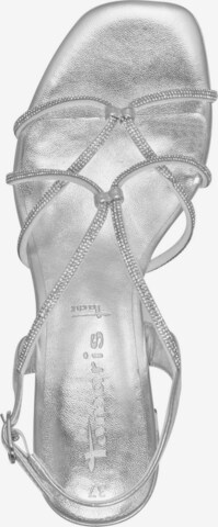 TAMARIS Strap Sandals in Silver