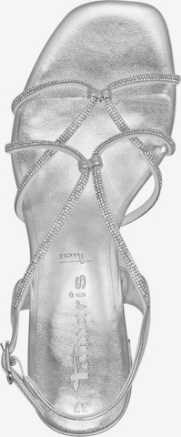 TAMARIS Sandalen met riem in Zilver