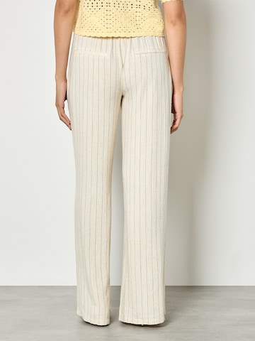 Wide Leg Pantalon Apricot en beige