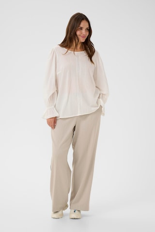 KAFFE CURVE Blouse 'KCclara' in White