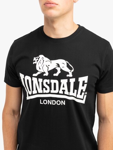 T-Shirt 'KELSO' LONSDALE en noir