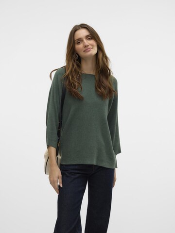 VERO MODA Trui 'NORA' in Groen: voorkant