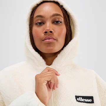 ELLESSE Kunstfelljacke 'Axamer' in Weiß