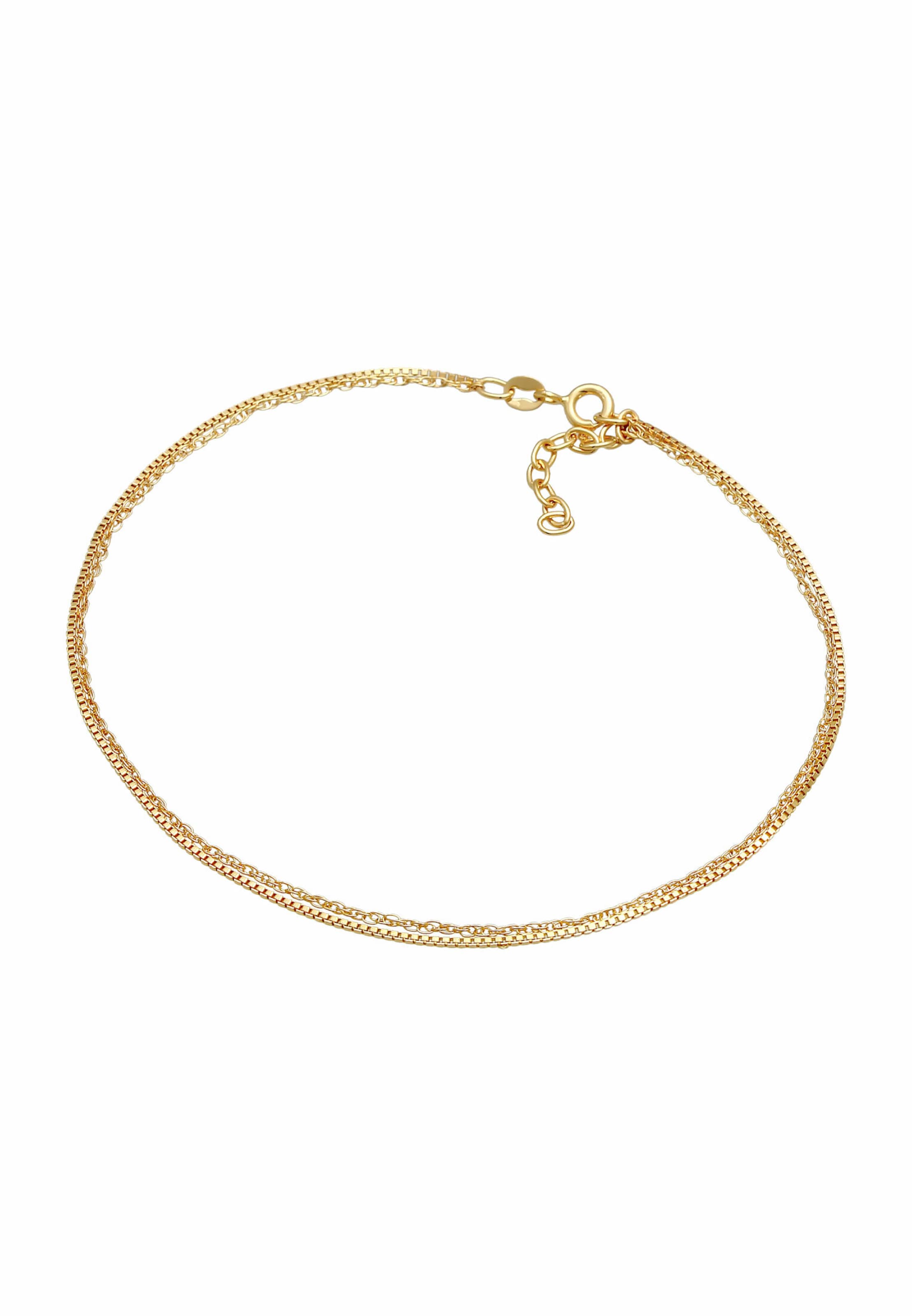 ELLI Biżuteria na stopy 'Basic' w kolorze złoty