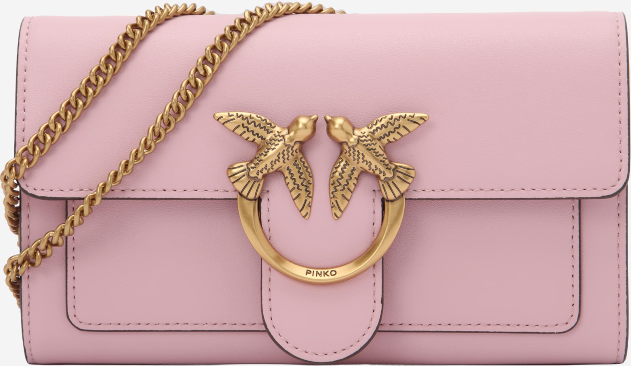 PINKO Clutch 'LOVE ONE' in Rose | ABOUT YOU
