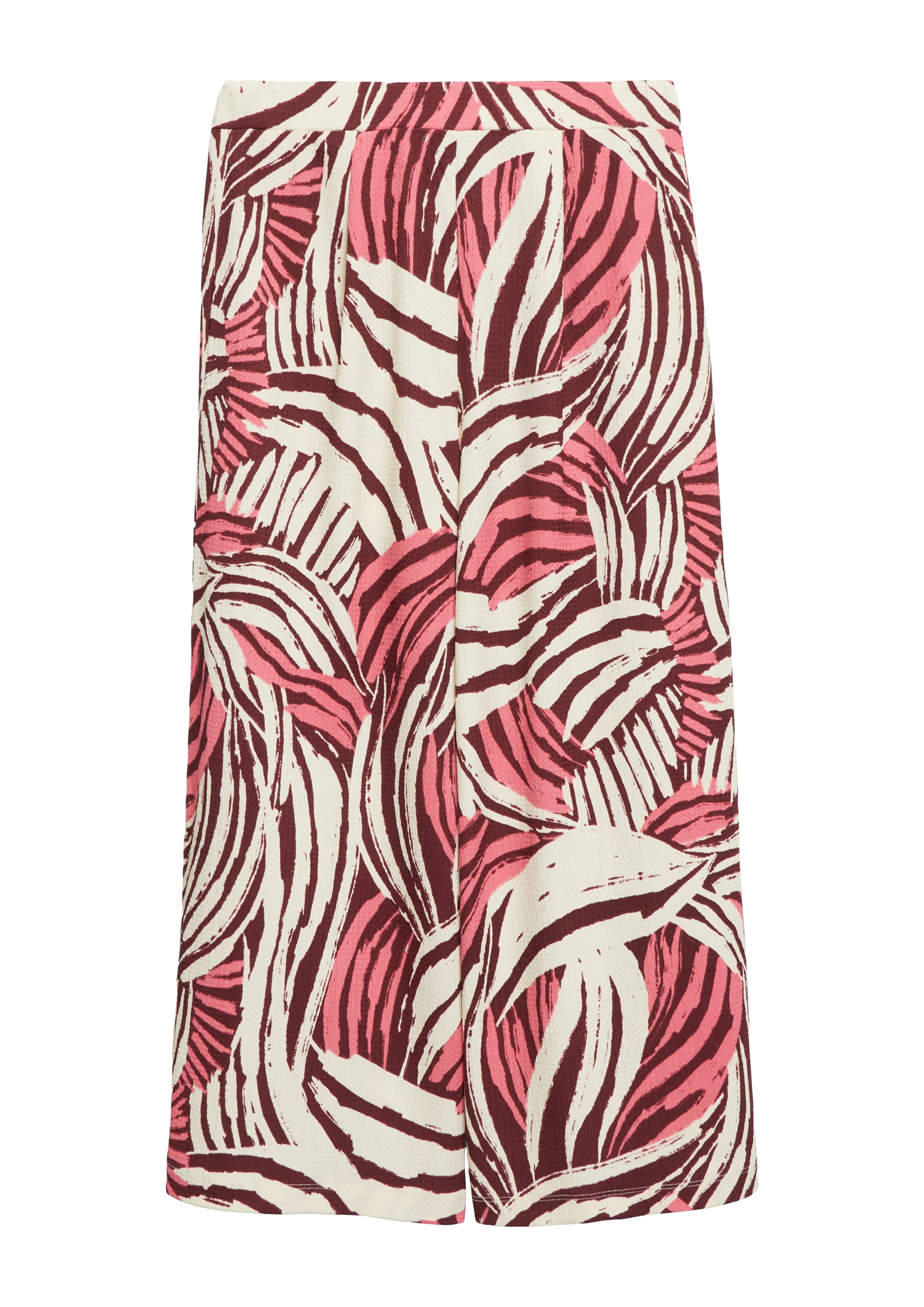 Wide Leg Pantalon à pince s.Oliver en rose : devant
