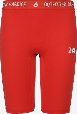 Pantalon fonctionnel 'OCEAN FABRICS TAHI' OUTFITTER en rouge : devant