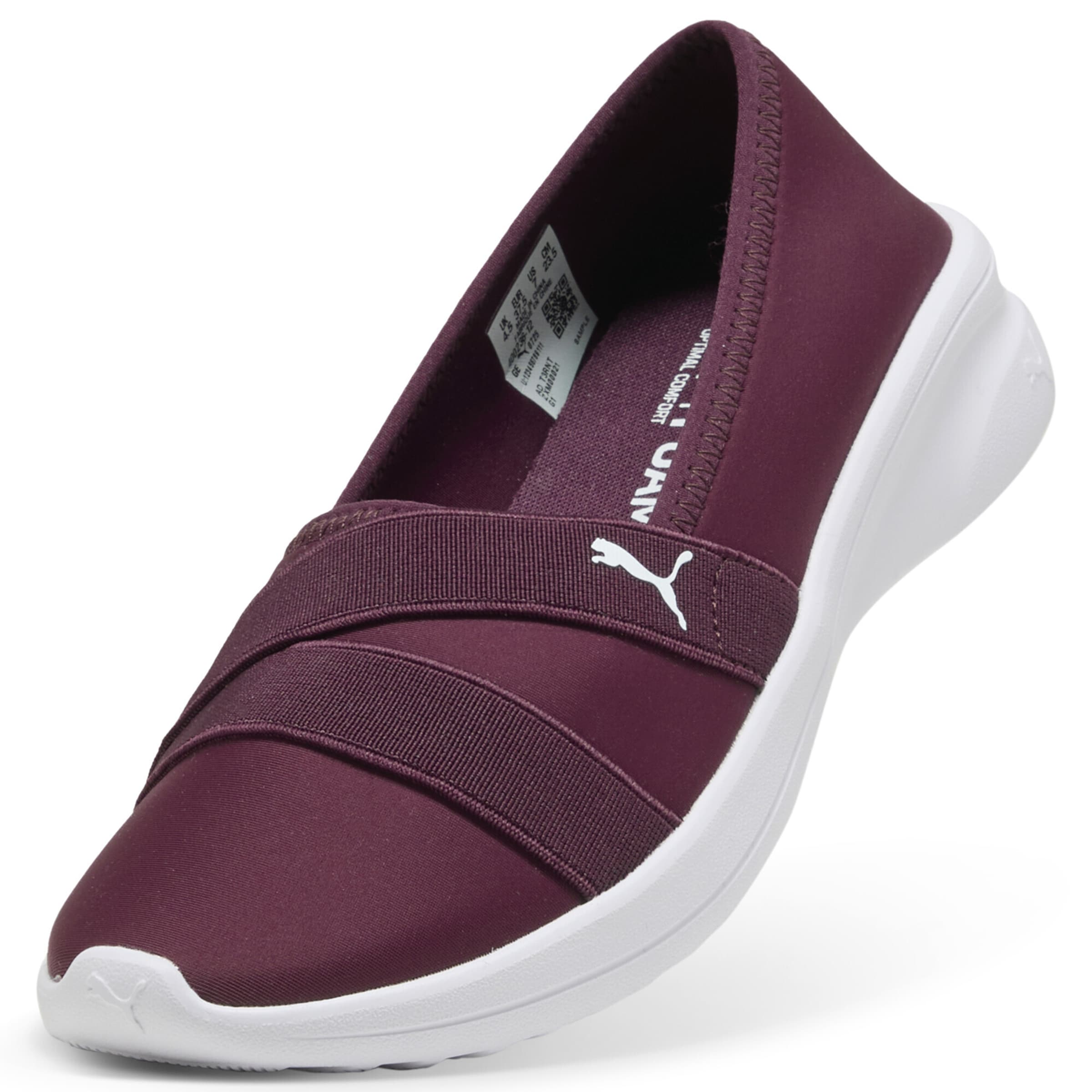 PUMA Instappers in Rood: voorkant