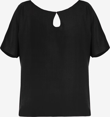 Karko Blouse 'ELIDA' in Zwart: voorkant