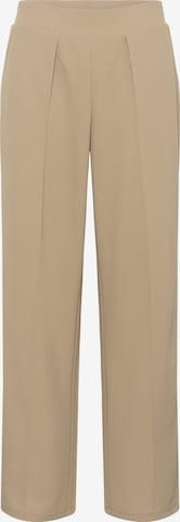 Cream Bukser med fals 'CR Siki' i beige: forside