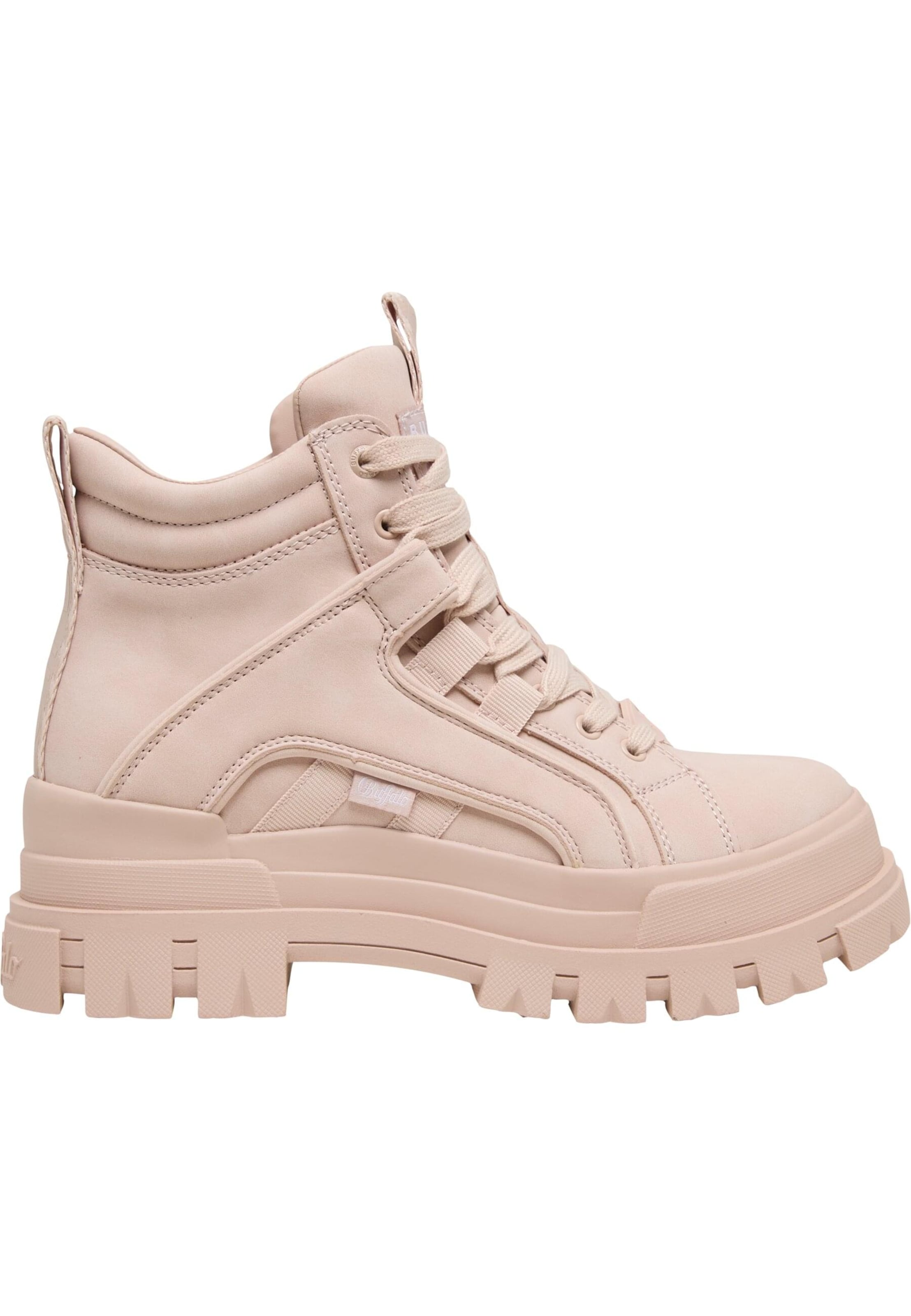 BUFFALO - Botim com fivela 'Aspha' em rosa: frente