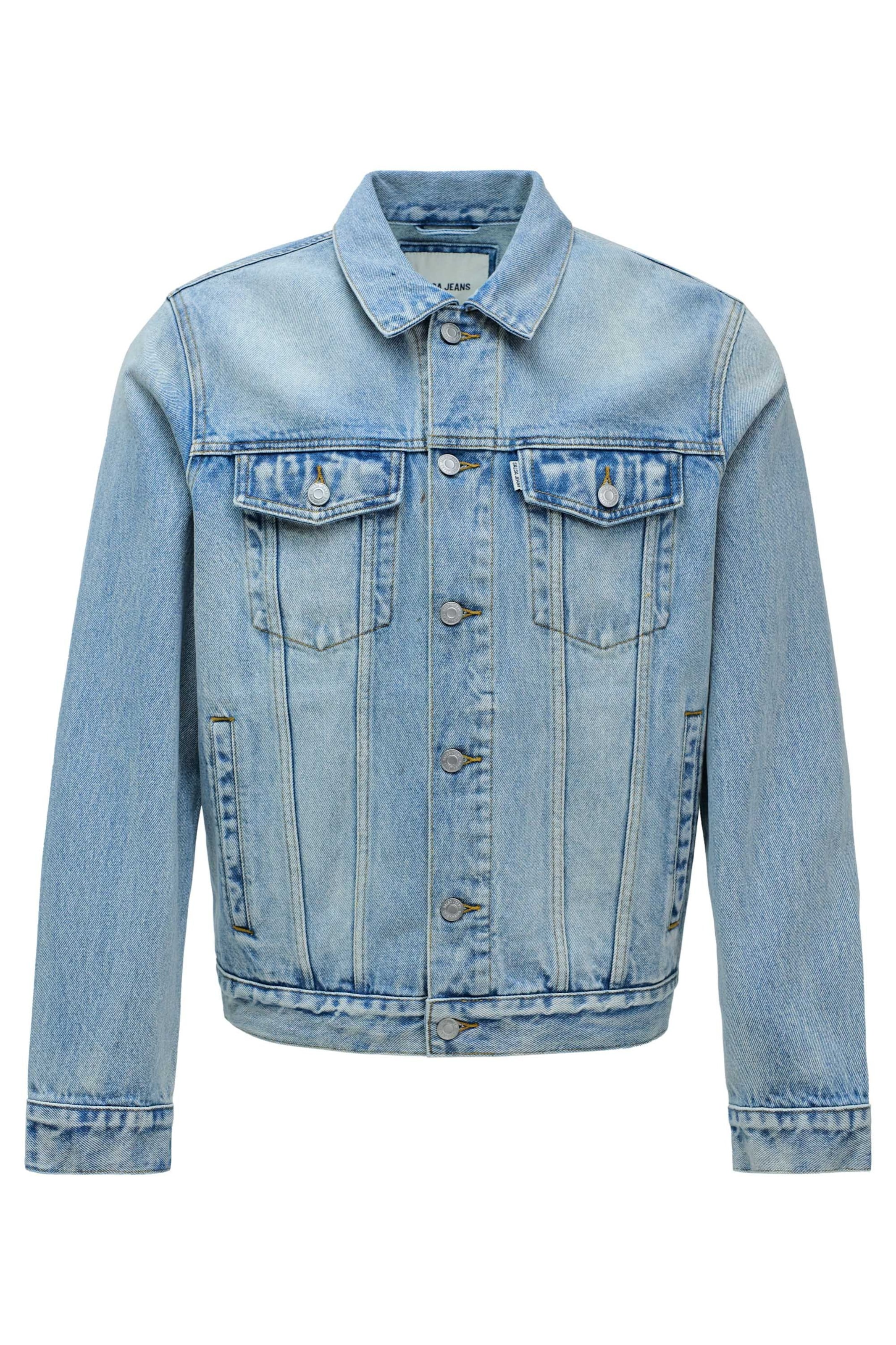 Veste mi-saison Salsa Jeans en bleu : devant