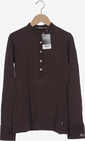 Maloja Top & Shirt in S in Brown: front