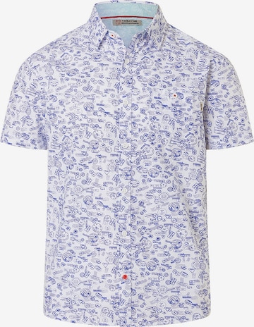 TIMEZONE 3/4 Ärmel-Oversize-Shirt 'Print' in Weiß: Vorderseite