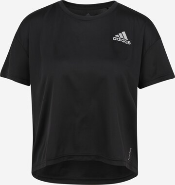 ADIDAS SPORTSWEAR Funktionsbluse i sort: forside