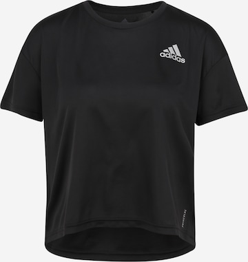 ADIDAS SPORTSWEAR Функционална тениска в черно: отпред