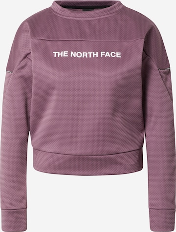 THE NORTH FACE Athletic Sweatshirt in Purple: front