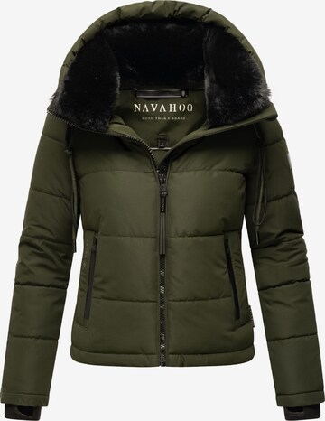 Veste d’hiver 'Mit Liebe XIV' NAVAHOO en vert : devant