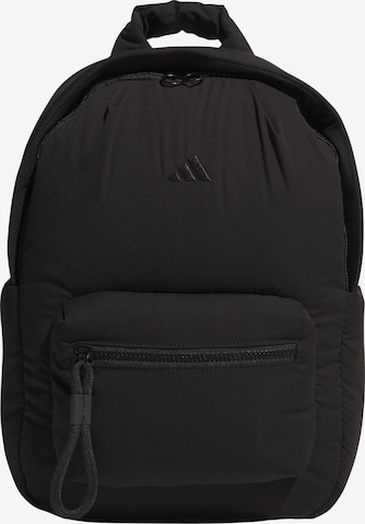 Rucsac sport 'Must Haves Puffy' de la ADIDAS SPORTSWEAR pe negru: față