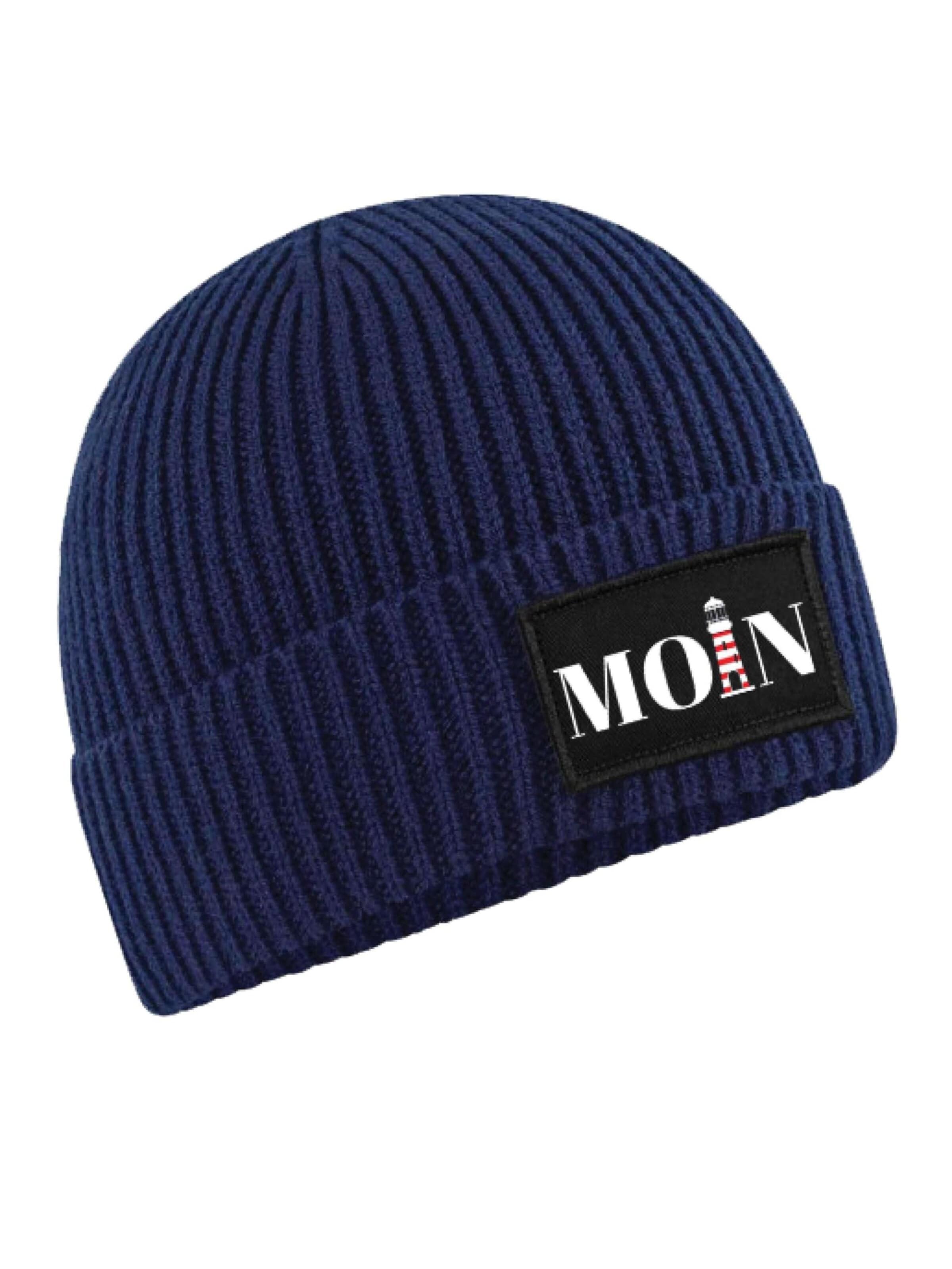 Youth Designz Beanie 'Moin Leuchtturm' in Blue
