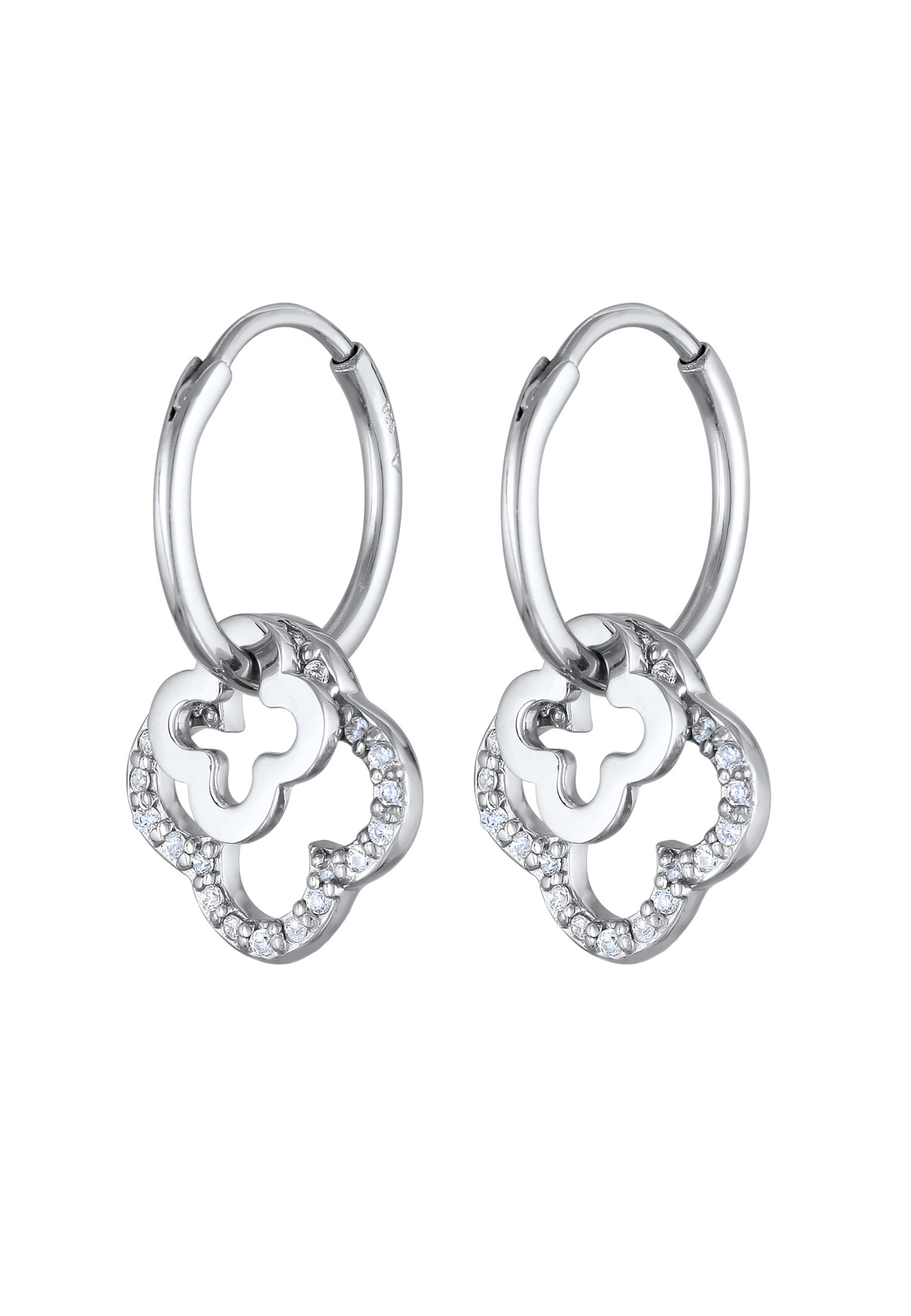 ELLI Náušnice – stříbrná: přední strana