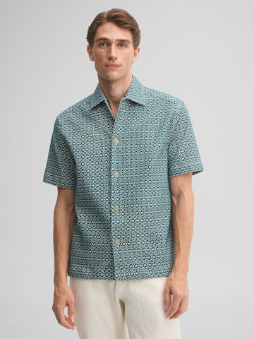 STRELLSON Slim fit Overhemd in Groen: voorkant