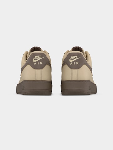 Nike Sportswear Platform trainers 'Nike Air Force 1 '07' in Brown