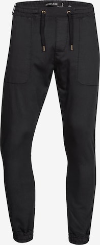 INDICODE JEANS Cargo Pants in Black: front