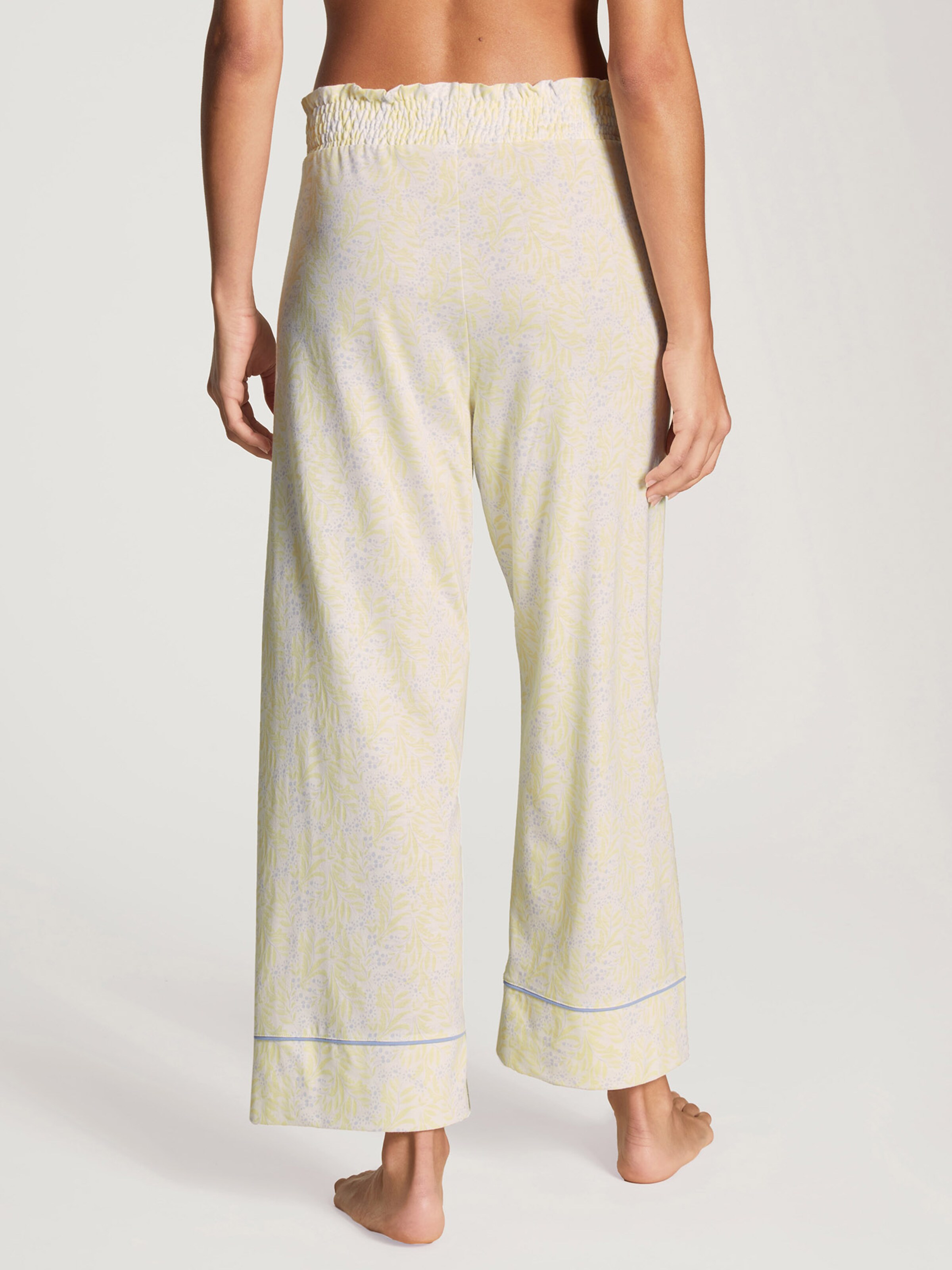 Frauen Wäsche CALIDA Pyjamahose in Pastellgelb - TZ28788