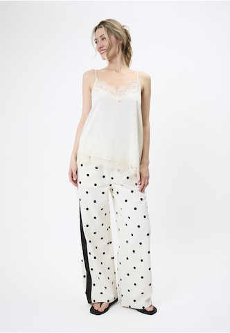 OH APRIL Wide Leg Hose 'Kael' in Weiß