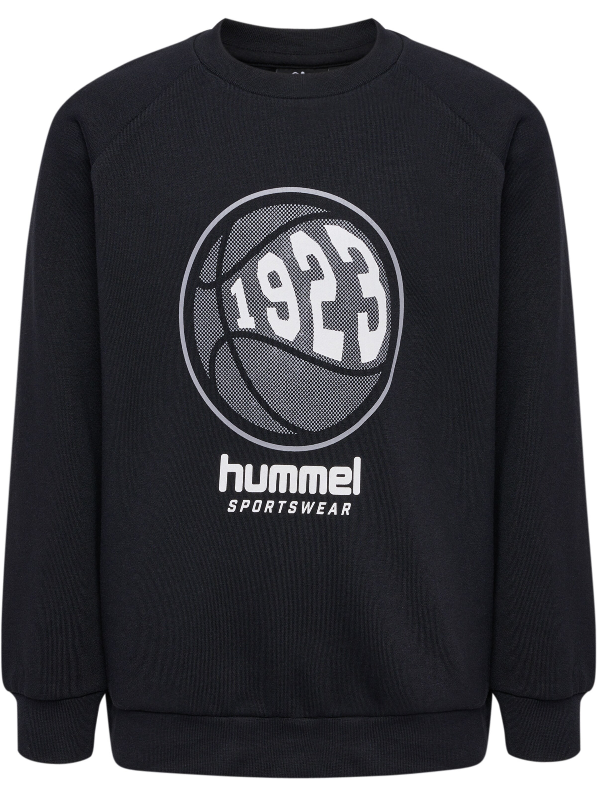 Hummel Sweatshirt 'LOKSI' in Zwart: voorkant