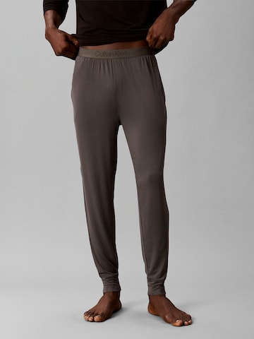 Calvin Klein Pyjamahose in Grau: Vorderseite