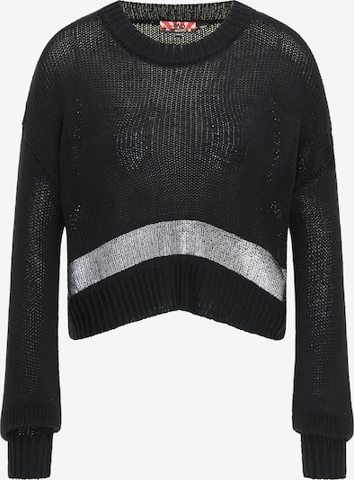 myMo ROCKS Pull-over en noir / argent, Vue avec produit