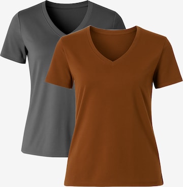 C&City Shirt in Bruin: voorkant