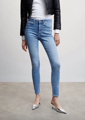 MANGO Skinny Jeans 'Soho' in Blue: front