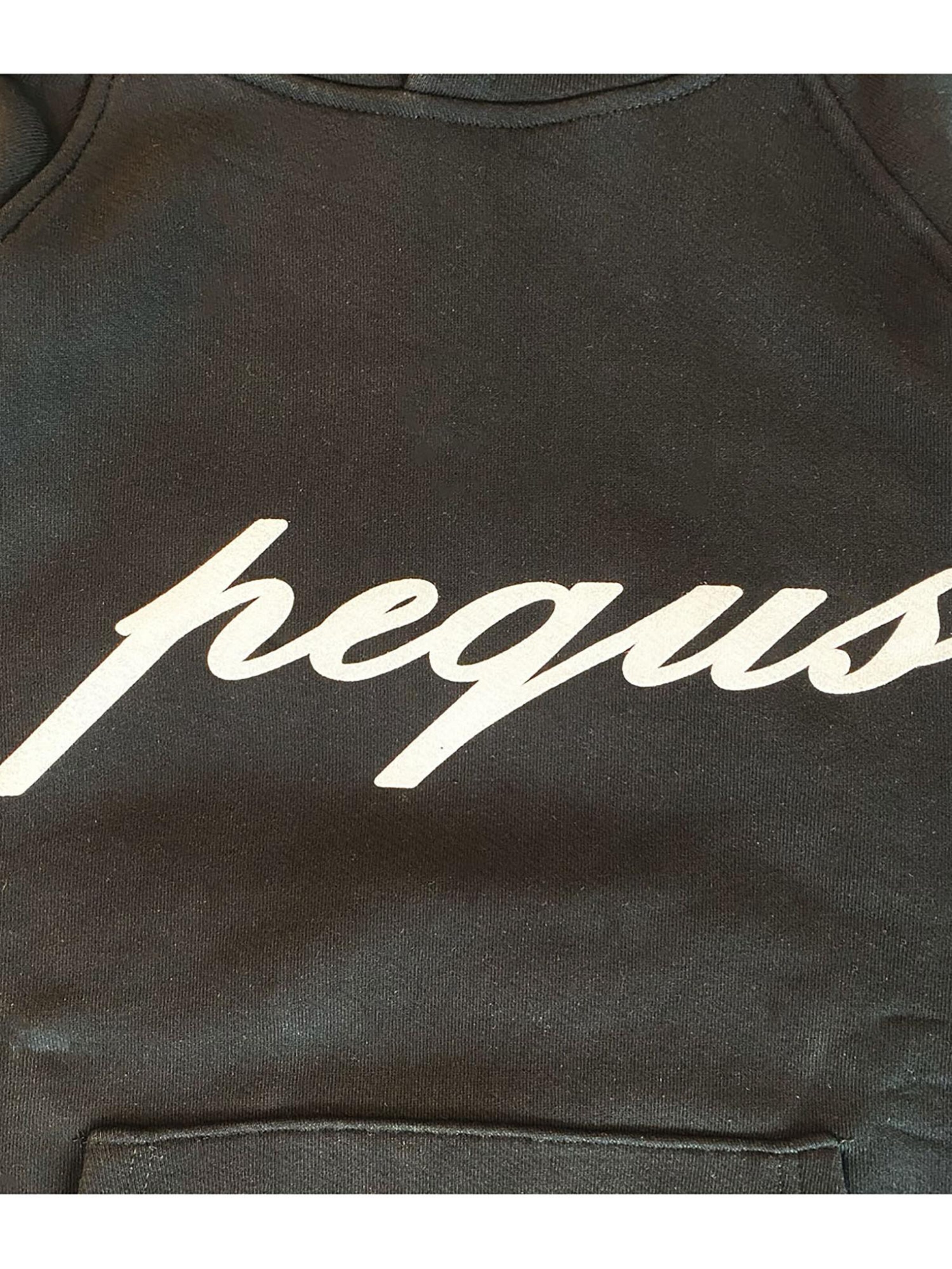 Pequs Sweatshirt 'Front Logo' in Black