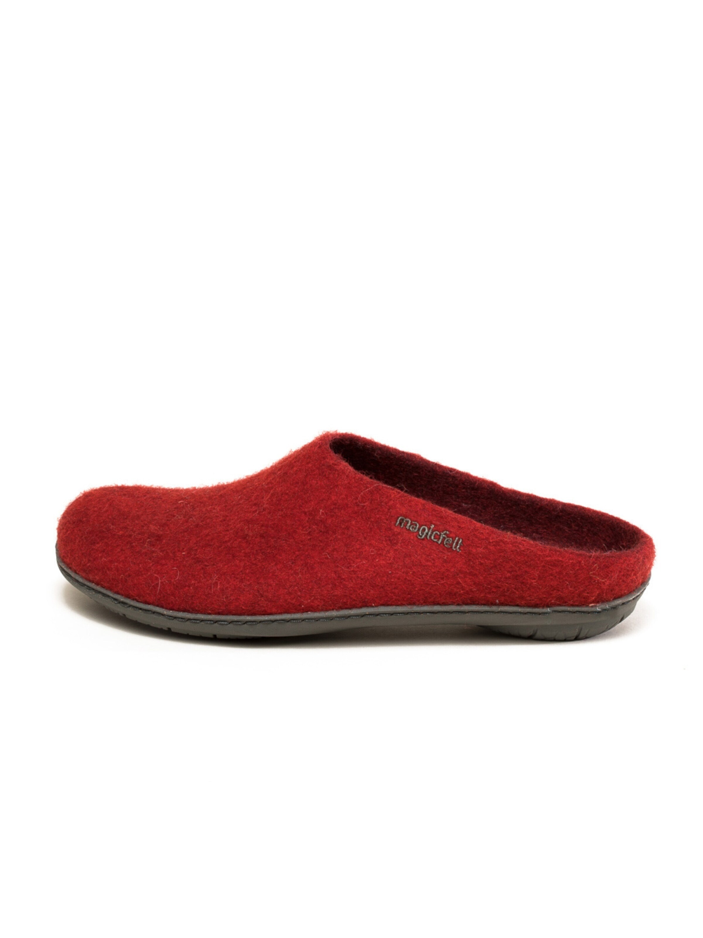 MagicFelt Hausschuh 'Filzpantoffel Magicfelt 736'‌‌‌‌‌‌‌‌‌‌ in Rot: Vorderseite
