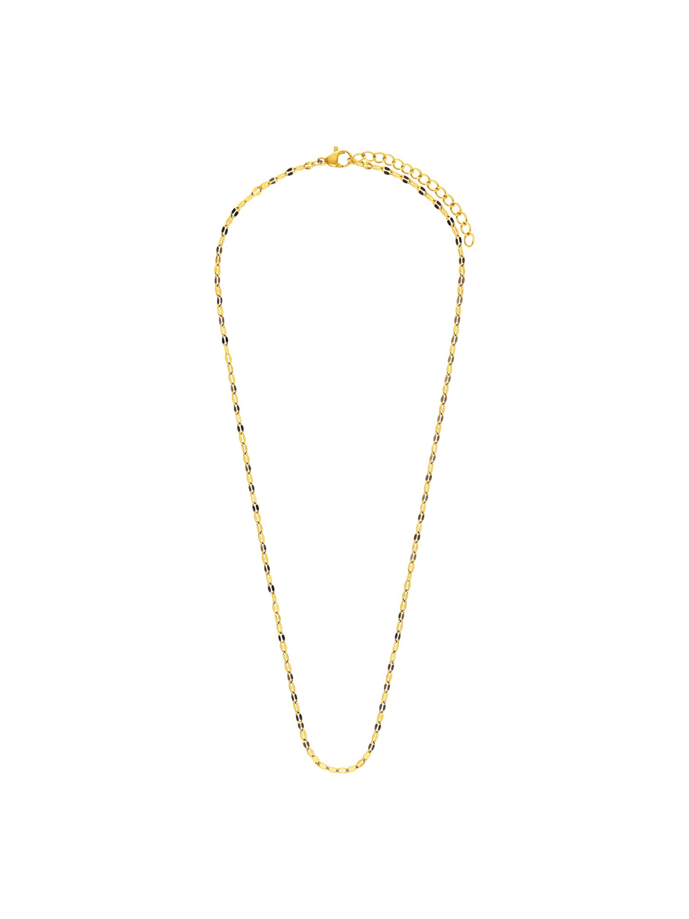 Lucardi Ketting 'Basic' in Goud: voorkant