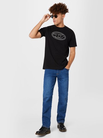 DIESEL T-Shirt 'JUST' in Schwarz