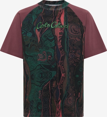 Carlo Colucci T-Shirt 'Eschfaller' in Rot: Vorderseite