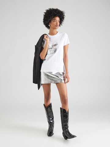 Karl Lagerfeld - Camiseta 'Ikon' en blanco