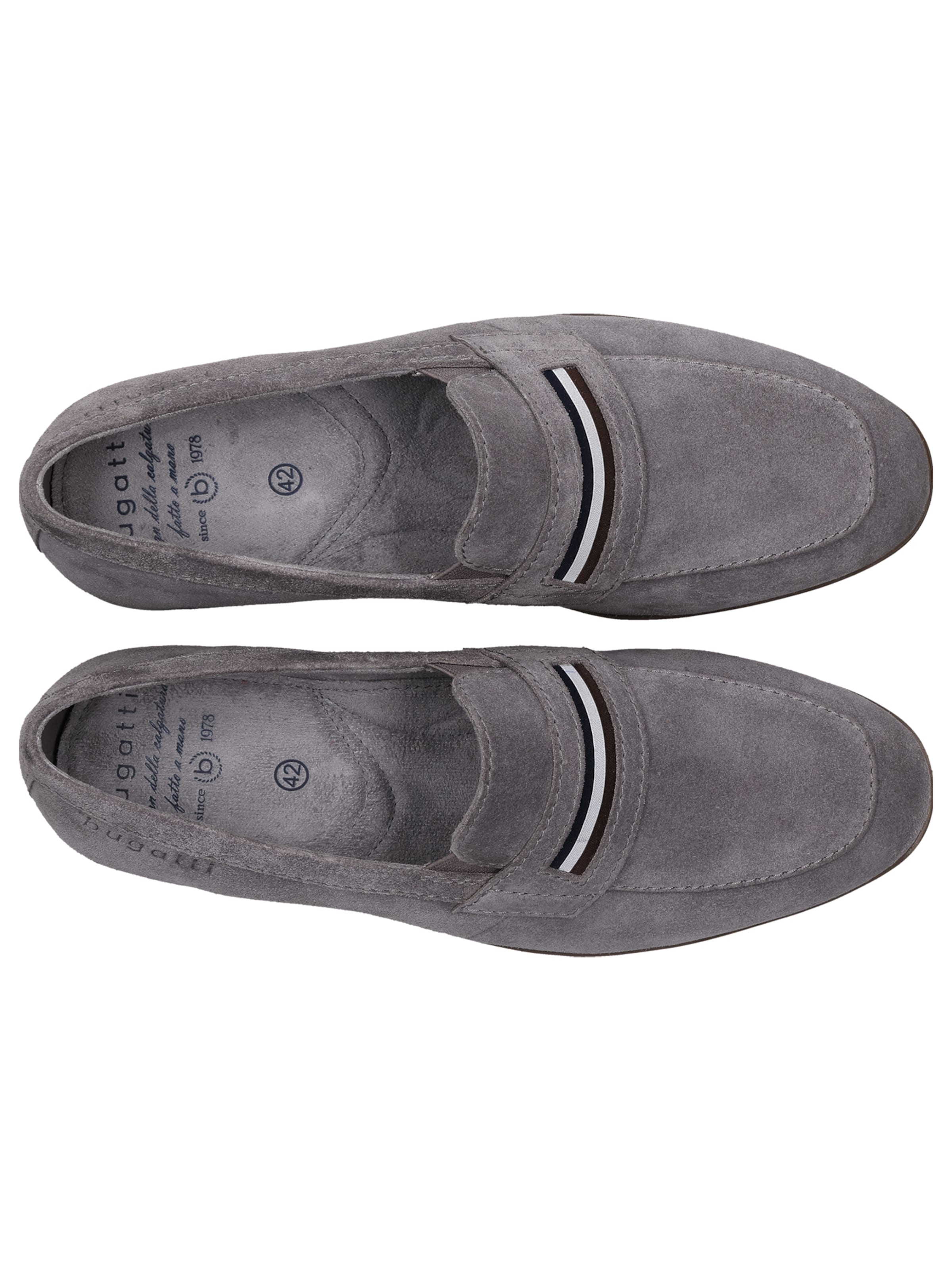 bugatti Classic Flats in Grey