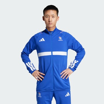ADIDAS PERFORMANCE Training jacket 'France' in Blue: front