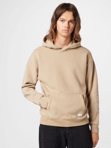 HOLLISTER - Sweatshirt em castanho: frente