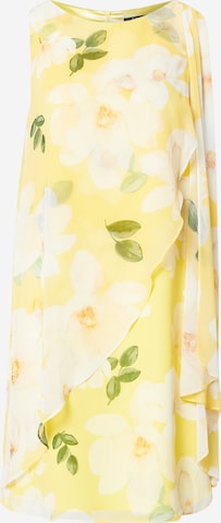 SWING Cocktail Dress in Yellow: front