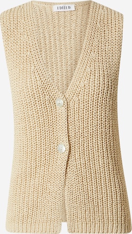 Gilet 'Nadja' EDITED en beige : devant