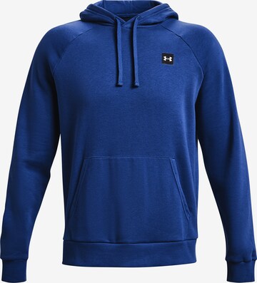 UNDER ARMOUR Athletic Sweatshirt 'Rival' in Blue: front